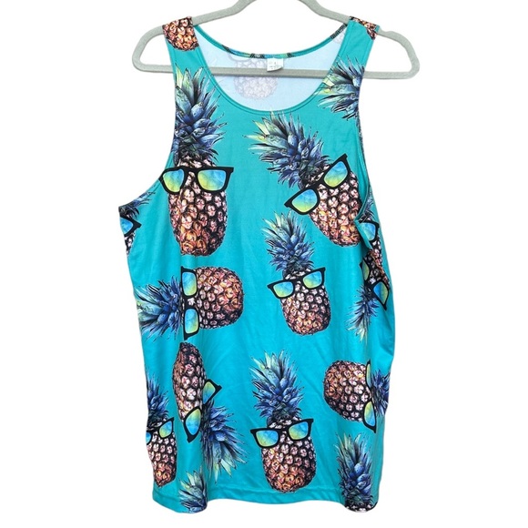 Novelty Sunglasses Pineapple Tank All Over Print - Picture 2 of 5